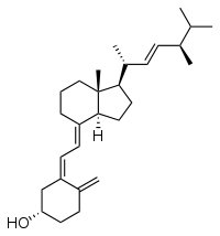 Химическая формула эргокальциферола (витамина D2)